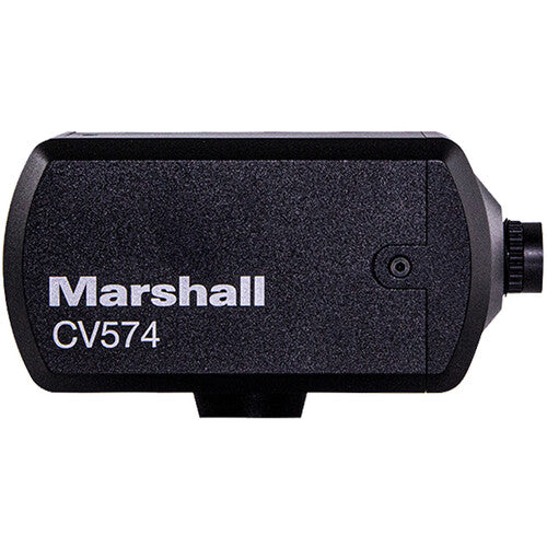 Marshall Electronics CV574 Cámara Mini UHD 4K60 con Lente 4mm M12 PoE HDMI