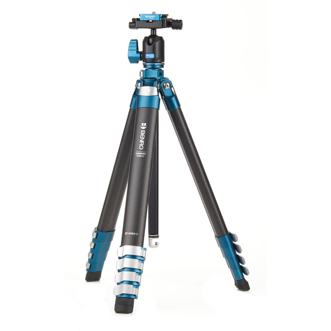 Benro CyanBird Trípode Fibra de Carbono Aluminio 61" Capacidad 4kg Con Cabezal N00P