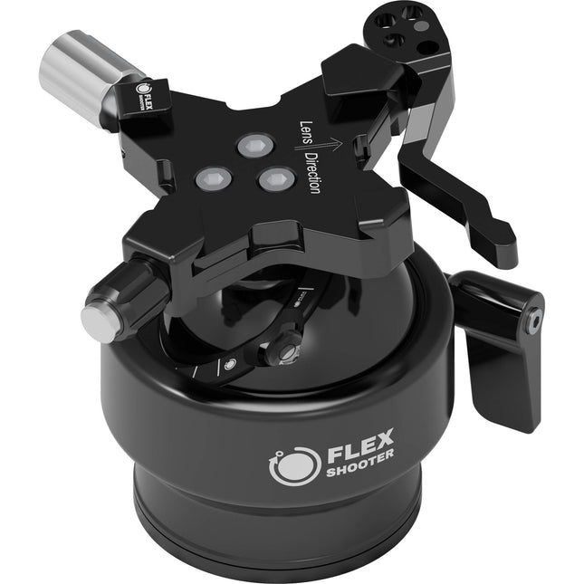 FlexShooter Pro Rótula Bola con Base Arca 100 lb Altura 3.9" Negra