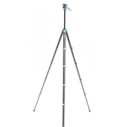 Benro CyanBird Tripode de Fibra de Carbono 5 Secciones 60 Pulgadas con Cabezal 2 en 1 y Estuche