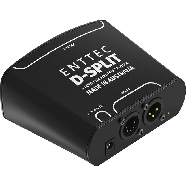 ENTTEC D-Split Divisor DMX con Salidas 3 y 5 Pines 512 Canales Fuente incluida