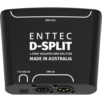 ENTTEC D-Split Divisor DMX con 5 salidas de 5 pines y fuente de poder