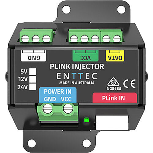ENTTEC PLink Injector 12-24V Controlador de Pixeles 340 RGB 10A Terminales