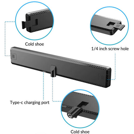 Apexel FL06 Luz LED para Video Conferencia Temperatura Ajustable y Tripie