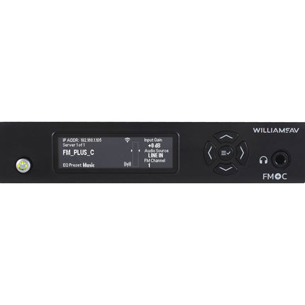Williams Sound FM T55 CD Sistema Auditivo FM y Wi-Fi con Dante 72-76 MHz