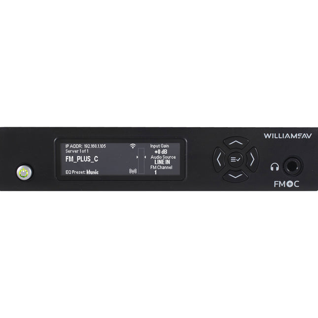 Williams Sound FM T55 CD Sistema Auditivo FM y Wi-Fi con Dante 72-76 MHz