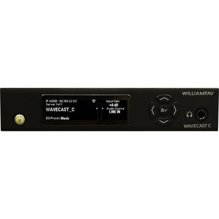Williams Sound WaveCAST C Sistema de Audio Wi-Fi con DSP y Entrada Combo XLR-TRS