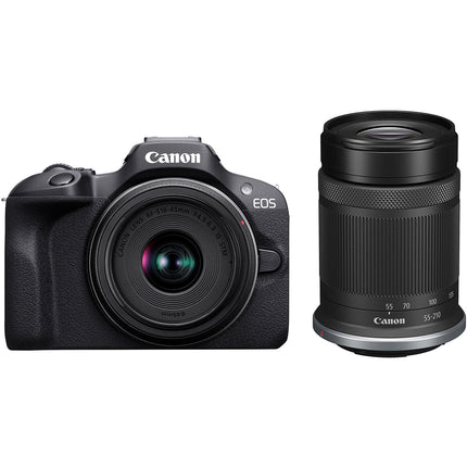 Canon EOS R100 Cámara sin Espejo 24.2MP con Lentes 18-45mm y 55-210mm