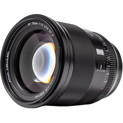 Viltrox 75mm f/1.2 AF Objetivo para Sony E APS-C resistente al clima