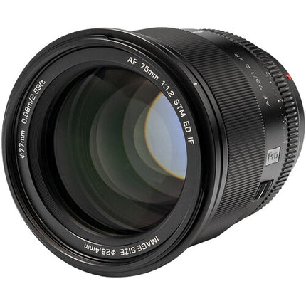Viltrox 75mm f1.2 AF Objetivo Nikon Z Formato APS-C Metal Resistente al Clima