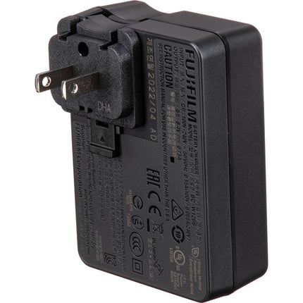 Cargador de batería FUJIFILM BC-W126S para NP-W126S con indicador LED y adaptador USA