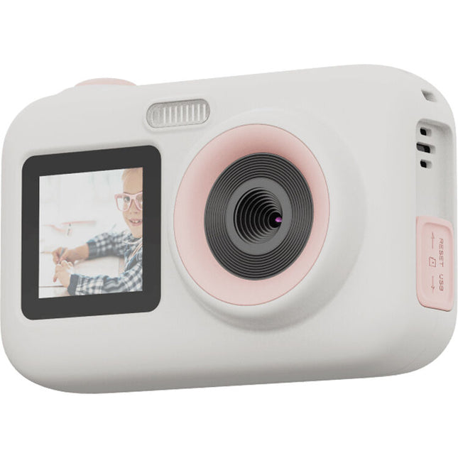 SJCAM FunCam+ Cámara deportiva con doble pantalla 1080p 44MP blanca