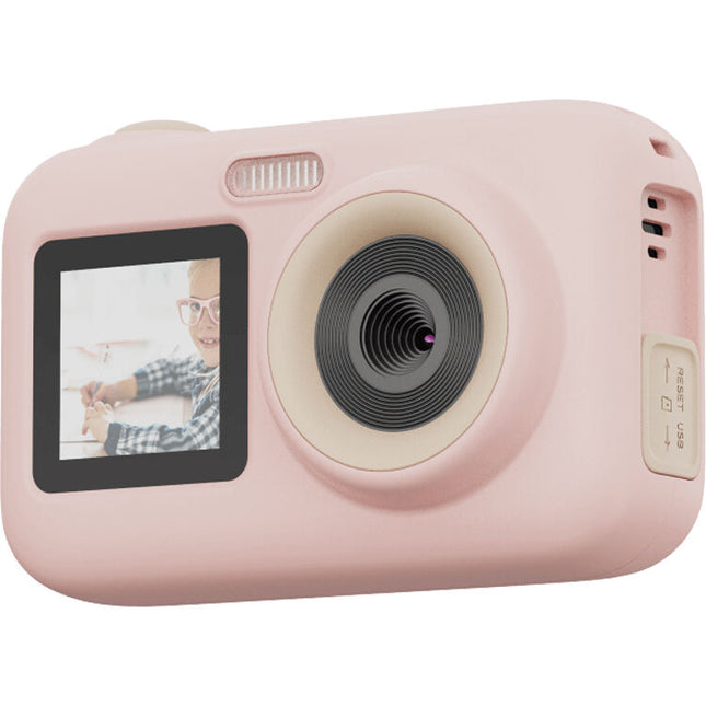 SJCAM FunCam+ Cámara Acción para Niños Doble Pantalla 1080p 44MP Rosa