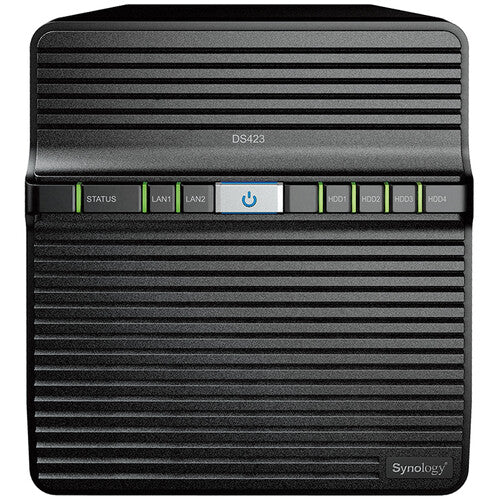 Synology DiskStation DS423 NAS 4 bahías Quad-Core 2GB RAM SATA HDD SSD