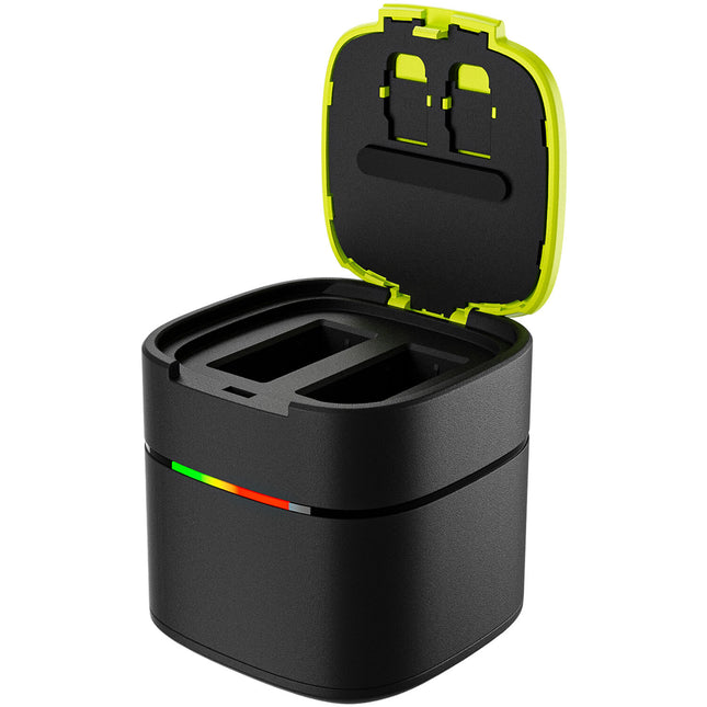TELESIN Cargador Rápido 2 Canales para Baterías GoPro HERO9/10/11 1.5h USB-C