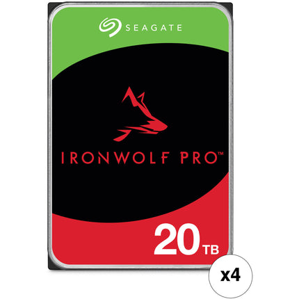 Seagate 20TB IronWolf Pro HDD Interno NAS 3.5" 7200 rpm SATA III 256MB Cache