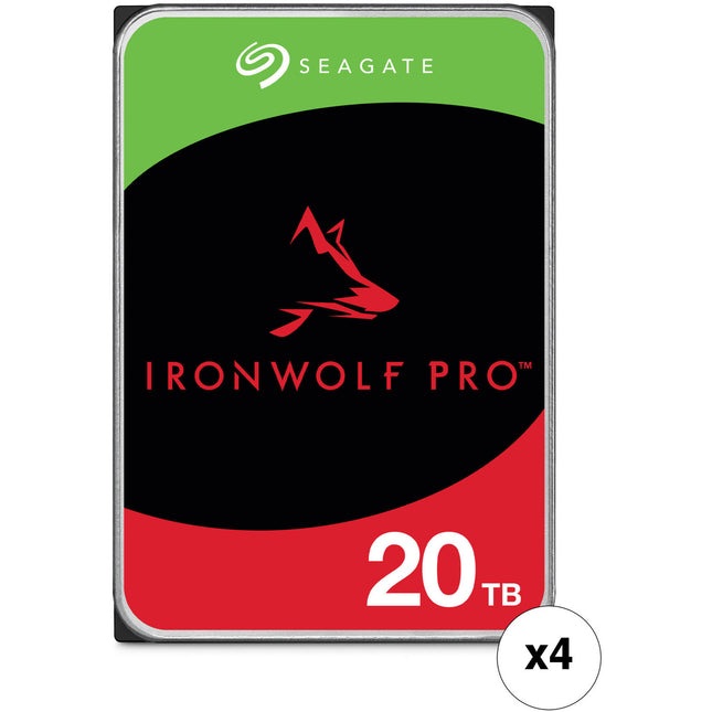 Seagate 20TB IronWolf Pro HDD Interno NAS 3.5" 7200 rpm SATA III 256MB Cache