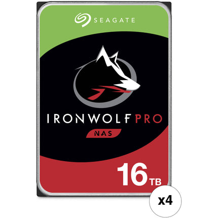 Seagate 16TB IronWolf Pro Disco Duro NAS Interno 7200 rpm SATA III 3.5" 256MB Cache