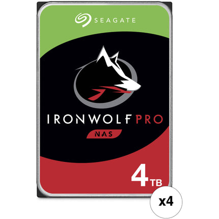 Seagate IronWolf Pro 4TB Disco Duro NAS Interno 3.5" 7200 rpm SATA III