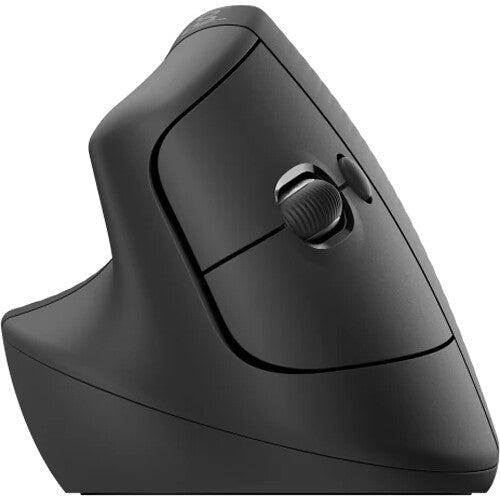 Logitech Lift for Business Mouse Ergonomico Izquierdo Graphite Bluetooth 5.0 33m Alcance