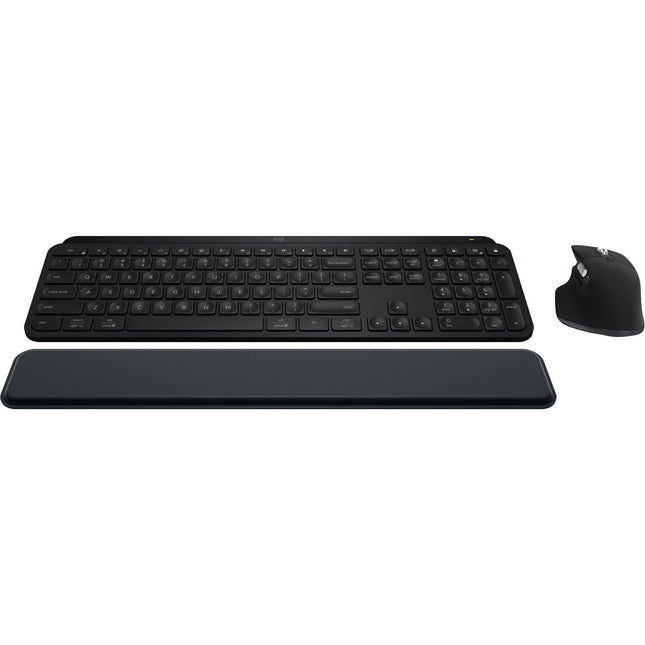 Logitech MX Keys S Teclado Inalámbrico y Mouse MX Master 3S Negro 8000 dpi Bluetooth