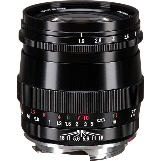 Voigtlander Ultron 75mm f1.9 Lente Manual Full-Frame Diafragma 12 hojas
