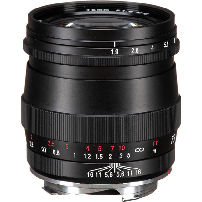 Voigtlander Ultron 75mm f 1 9 Lente Manual para Retratos Full Frame