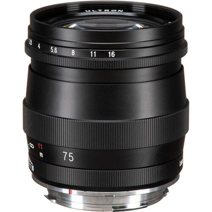 Voigtlander Ultron 75mm f 1 9 Lente Manual para Retratos Full Frame