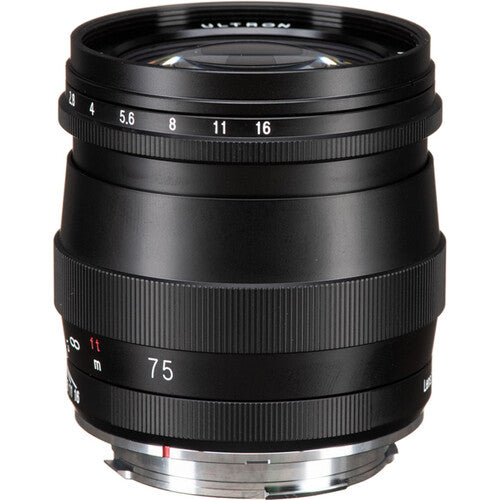 Voigtlander Ultron 75mm f 1 9 Lente Manual para Retratos Full Frame
