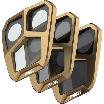 PolarPro Shutter Collection ND Filters Mavic 3 Pro Dron ND8/16/32 Vidrio Cinema