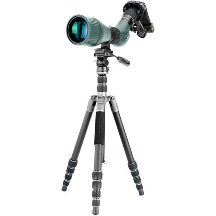 Vanguard 20-60x80 VEO HD telescopio terrestre con trípode aluminio y adaptador digiscoping Bluetooth