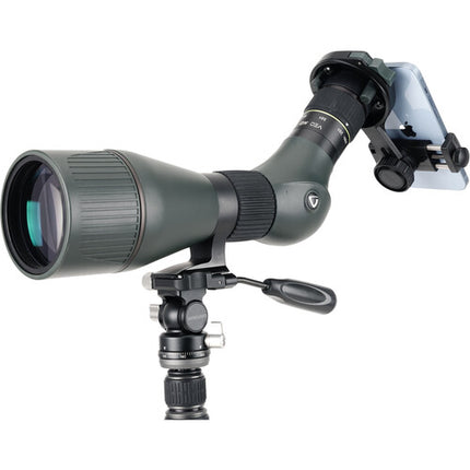 Vanguard 20-60x80 VEO HD telescopio terrestre con trípode aluminio y adaptador digiscoping Bluetooth
