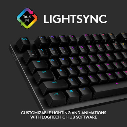 Logitech G G512 LIGHTSYNC RGB Teclado Mecánico Gaming GX Brown Táctil USB