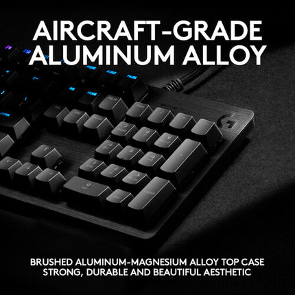 Logitech G G512 LIGHTSYNC RGB Teclado Mecánico Gaming GX Brown Táctil USB