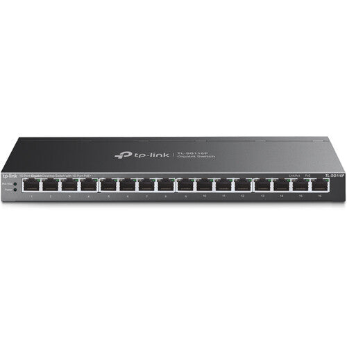 TP-Link TL-SG116P 16 Puertos Gigabit PoE+ Switch de Red No Gestionado 120W