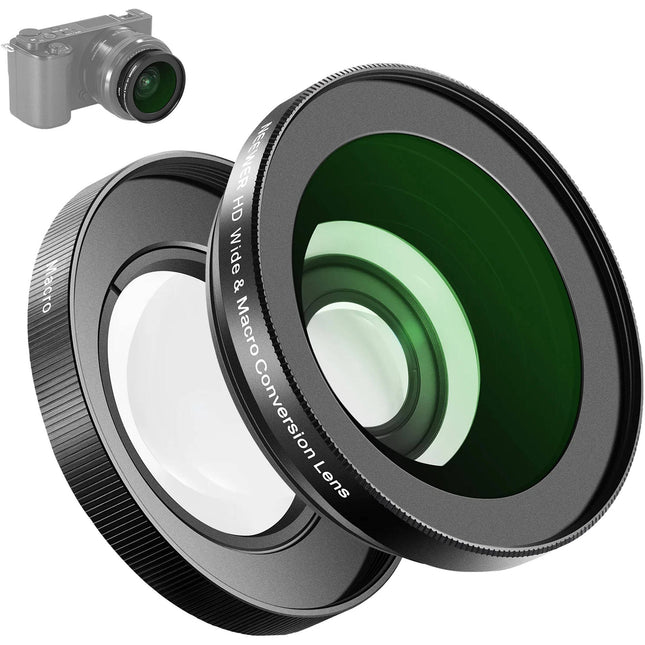 Neewer LS-30 Lente Gran Angular 40.5mm 18mm Ultrapanorámico 52mm Rosca