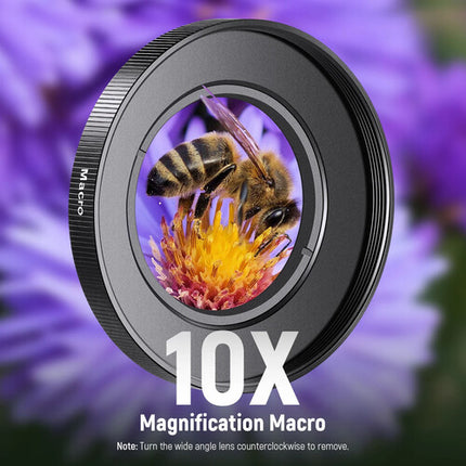 Neewer LS-30 Lente Gran Angular 40.5mm 18mm Ultrapanorámico 52mm Rosca