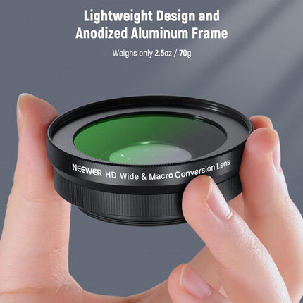 Neewer LS-30 Lente Gran Angular 40.5mm 18mm Ultrapanorámico 52mm Rosca