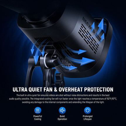 Neewer CB60B LED Monolight Bicolor 34000 Lux 2700-6500K con Reflector