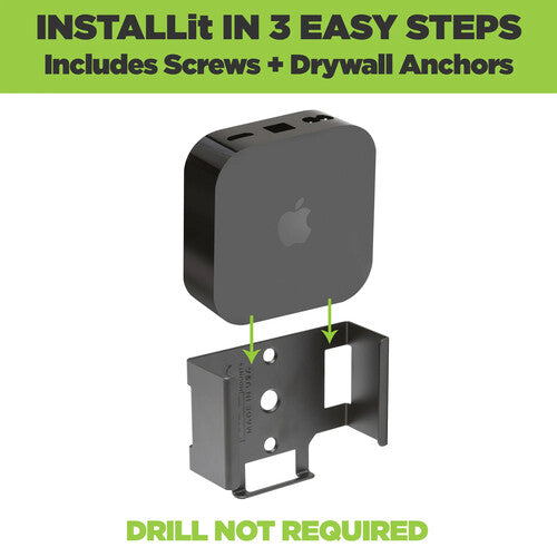 HIDEit Mounts ATV4K 3G Soporte Acero 16-Gauge VESA Compatible