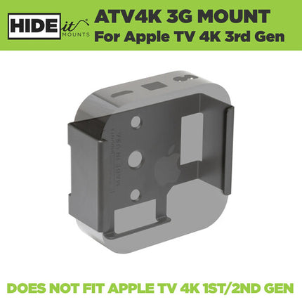 HIDEit Mounts ATV4K 3G Soporte Acero 16-Gauge VESA Compatible
