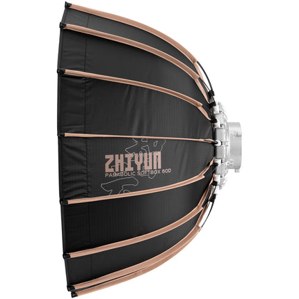 Zhiyun Parabolic Softbox 60D 19.3 Pulgadas Luz LED Difusor y Grid
