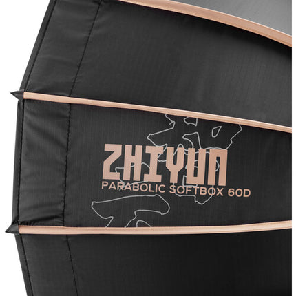 Zhiyun Parabolic Softbox 60D 19.3 Pulgadas Luz LED Difusor y Grid