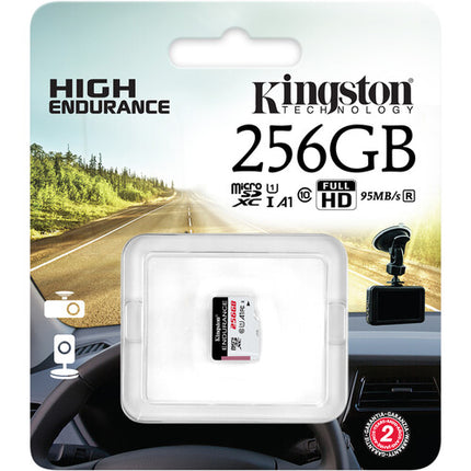 Kingston 256GB microSDXC UHS-I Tarjeta Alta Resistencia 95MBs Lectura 45MBs Escritura