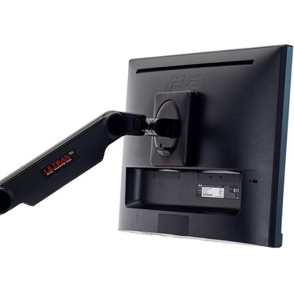 O.C. White ProBoom Ultima Gen2 Soporte Profesional para 2 Monitores y Micrófono 12" brazo horizontal 18" riser vertical