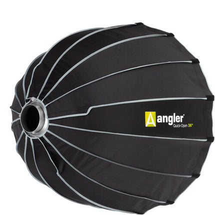Angler Quick-Open Softbox Parabólico Profundo V2 36" con Difusores y Anillo Bowens