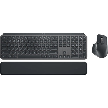 Logitech MX Keyboard Mouse Combo para Negocios USB con Reposamuñecas Negro