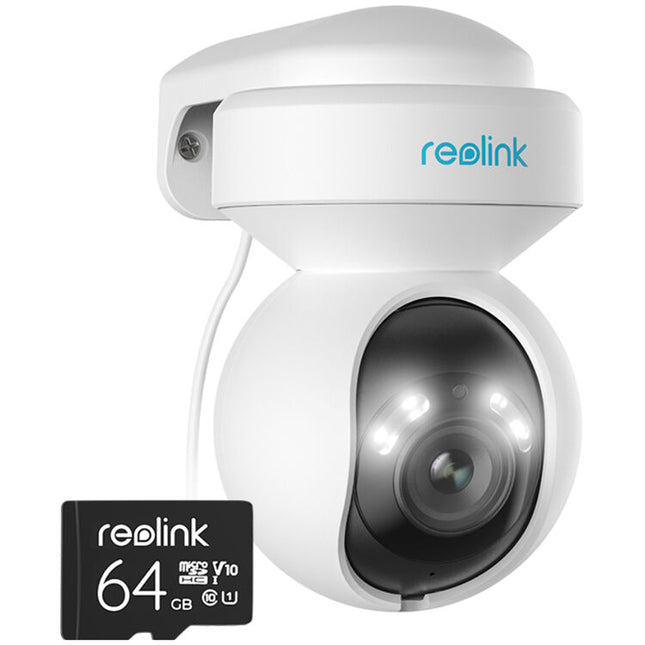 Reolink T1 5MP Cámara Wi-Fi PTZ Exterior 2560x1920 355° Pan 64GB MicroSD