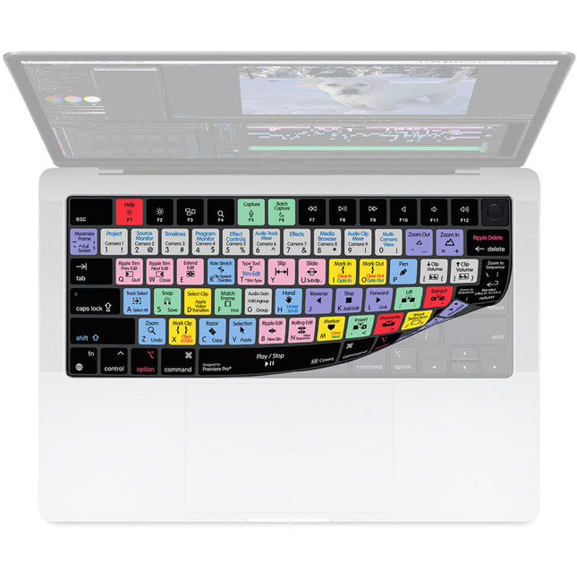 KB Covers Premiere Pro Funda de Teclado Ultradelgada para MacBook Pro 14 y 16 Pulgadas 2021