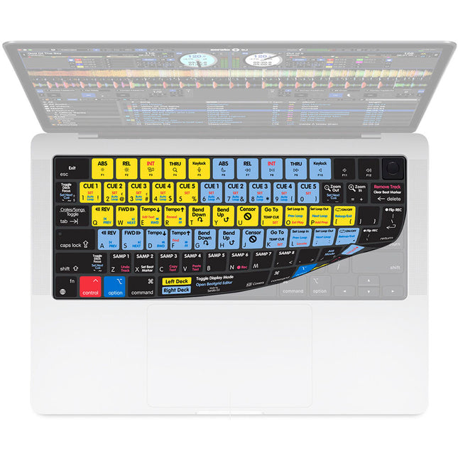 KB Covers Serato DJ Funda Teclado para MacBook Pro 14 y 16 Pulgadas 2021 Ultra Fina